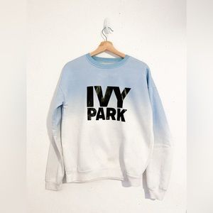 Ivy Park Topshop Sweatshirt Women’s Size Medium Pullover Beyoncé Blue Ombré